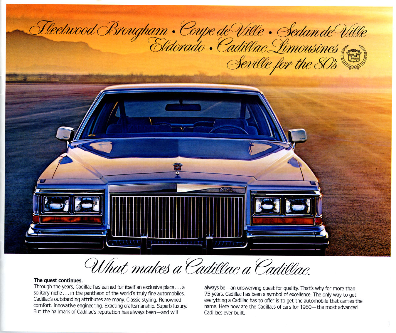 1980 Cadillac Brochure Page 18